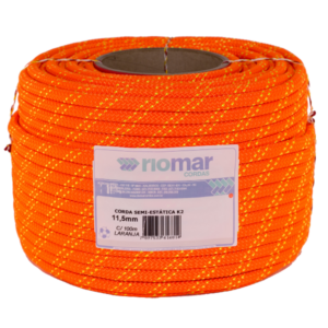 Corda Semi Estática K2 11,5mm Kernmantle para Rapel e Trabalho em Altura